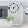 Large Size Diy Wall Clock Round Acrylic Wall Clock