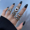 Vintage Bohemian Rings Set