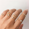 Vintage Bohemian Rings Set